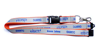 Lanyards reflectantes para eventos