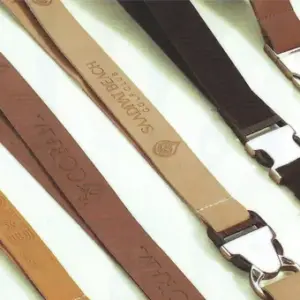 Lanyards de cuero y polipiel
